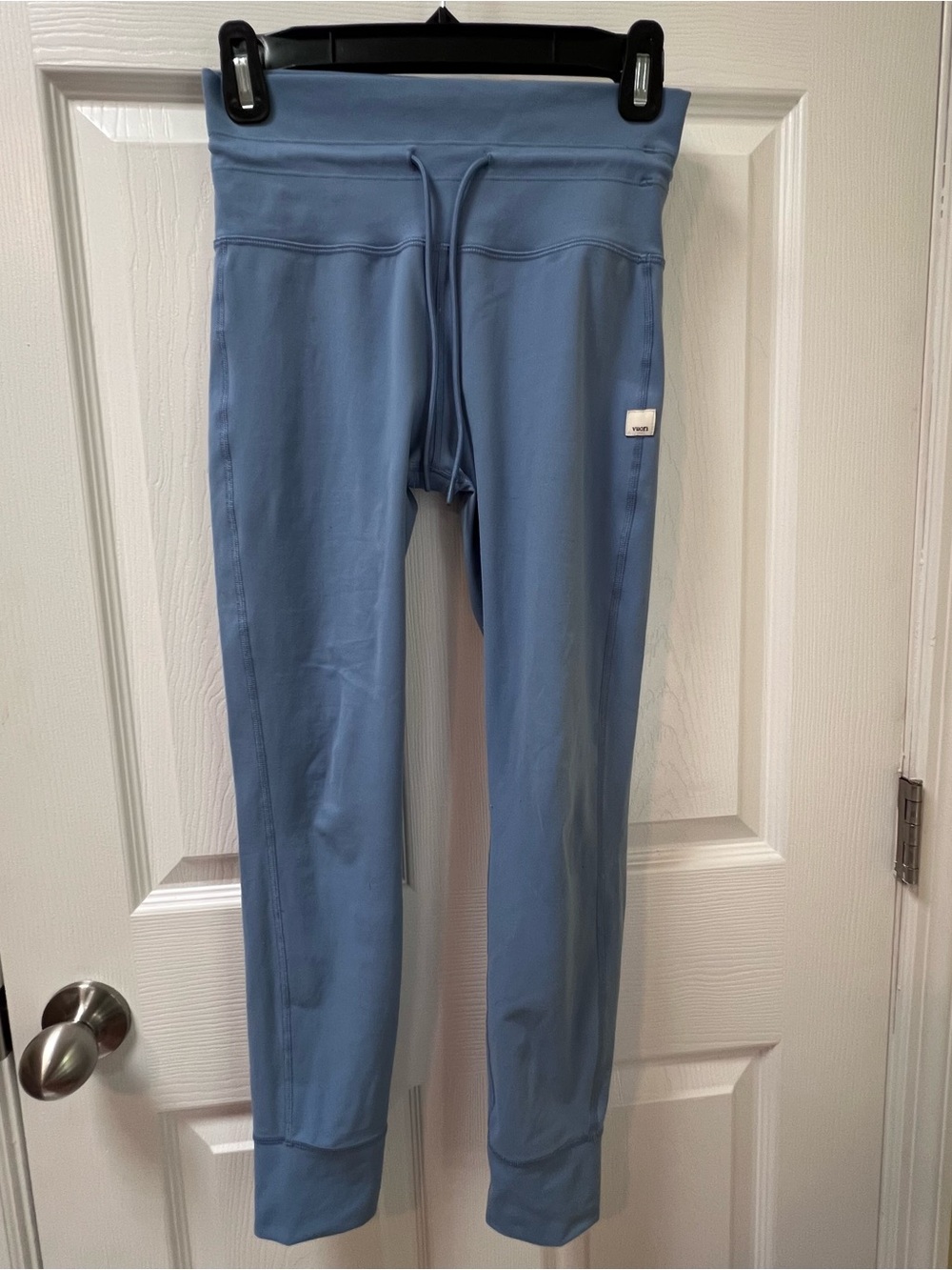 Vuori Women's Performance Leggings Athletic Activewear Baby Blue Size Small